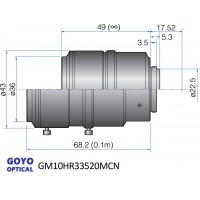 2/3-inch Format 10 Megapixel Lens